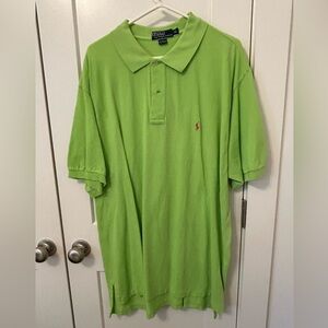 POLO by Ralph Lauren Men's Lime Polo Shirt Size 2XL Big.. Soft & Comfy!